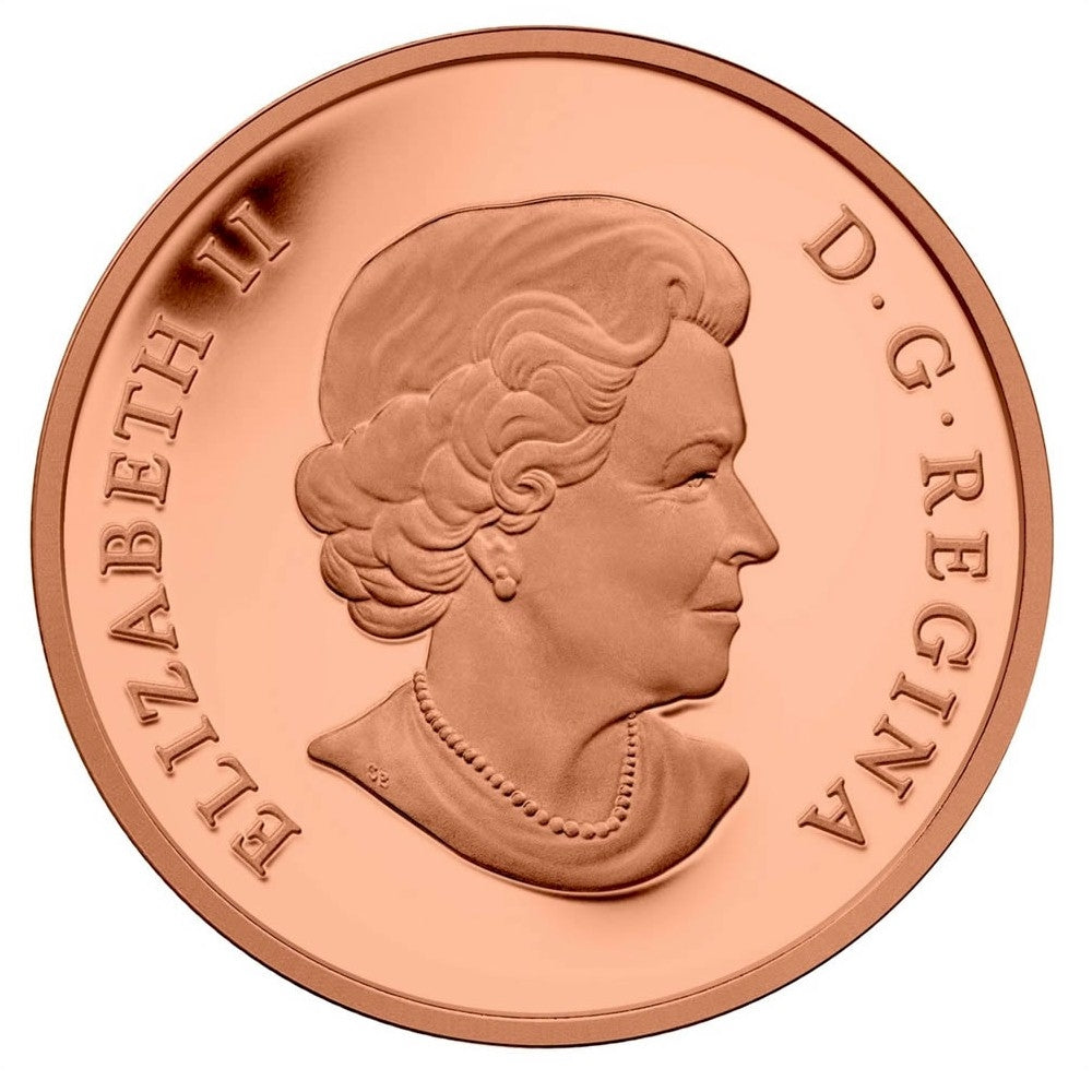 2013 $3 Canada: An Allegory Bronze Coin