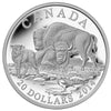 2014 Canada $20 The Bison: A Family at Rest (#4) Fine Silver (No Tax)