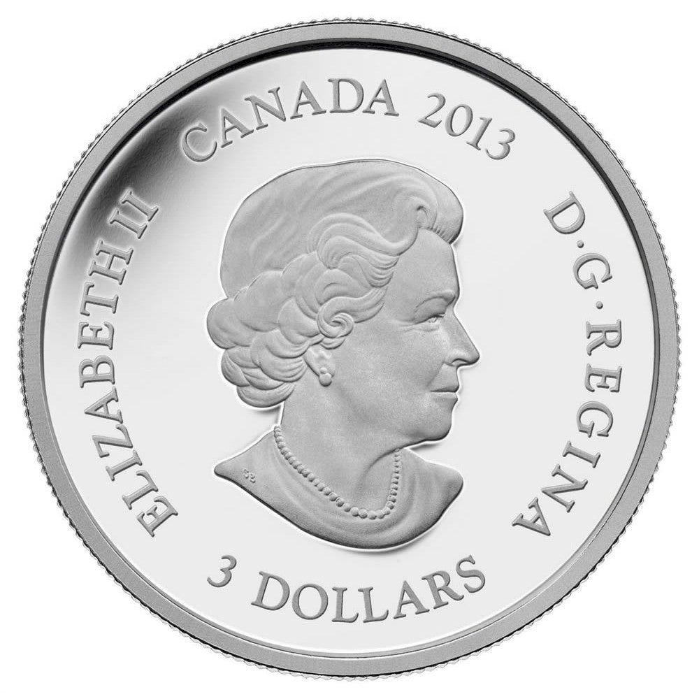 2013 Canada $3 Life in the North Fine Silver (No Tax)