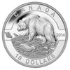 2014 $10 O Canada - Grizzly Bear Fine Silver (No Tax)