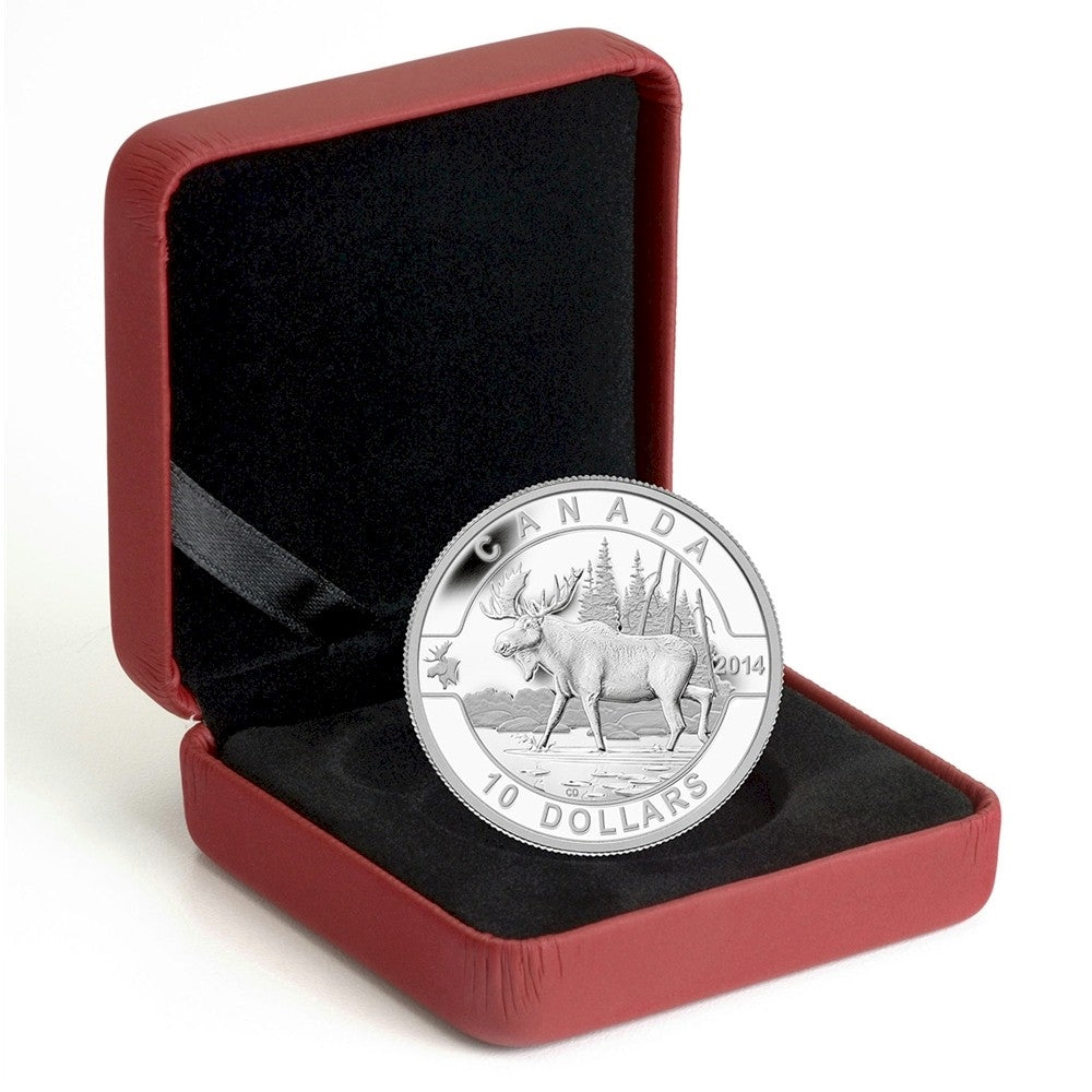2014 $10 O Canada - Moose Fine Silver (No Tax)