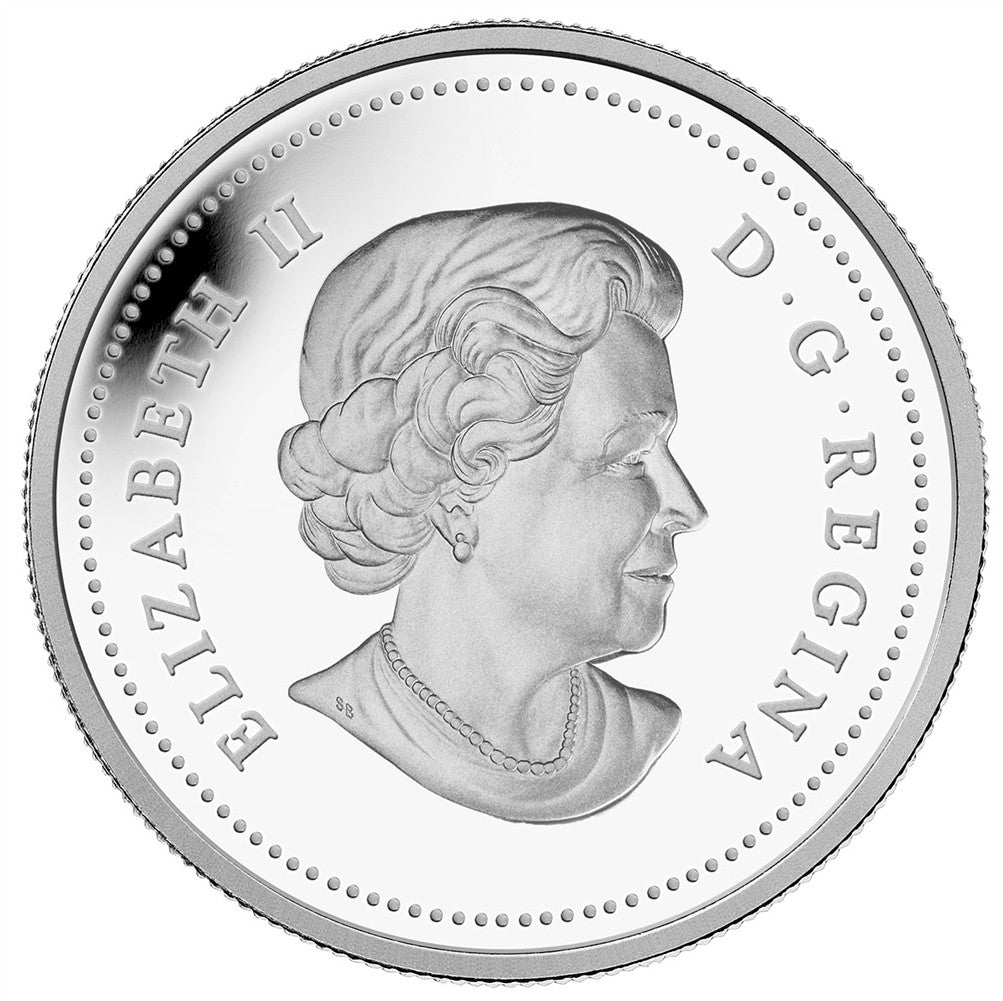 2014 Canada $20 A Story of the Northern Lights - Howling Wolf (No Tax)