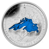 2014 Canada $20 The Great Lakes: Lake Superior Silver (No Tax) toning