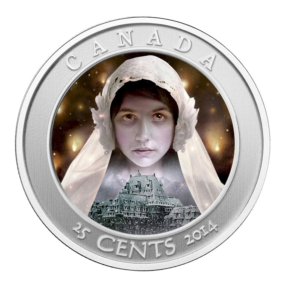 2014 Canada 25-cent Haunted Canada - Ghost Bride Cupronickel (#1)