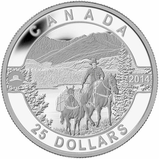 2014 $25 O Canada - Cowboy in the Canadian Rockies (TAX Exempt)
