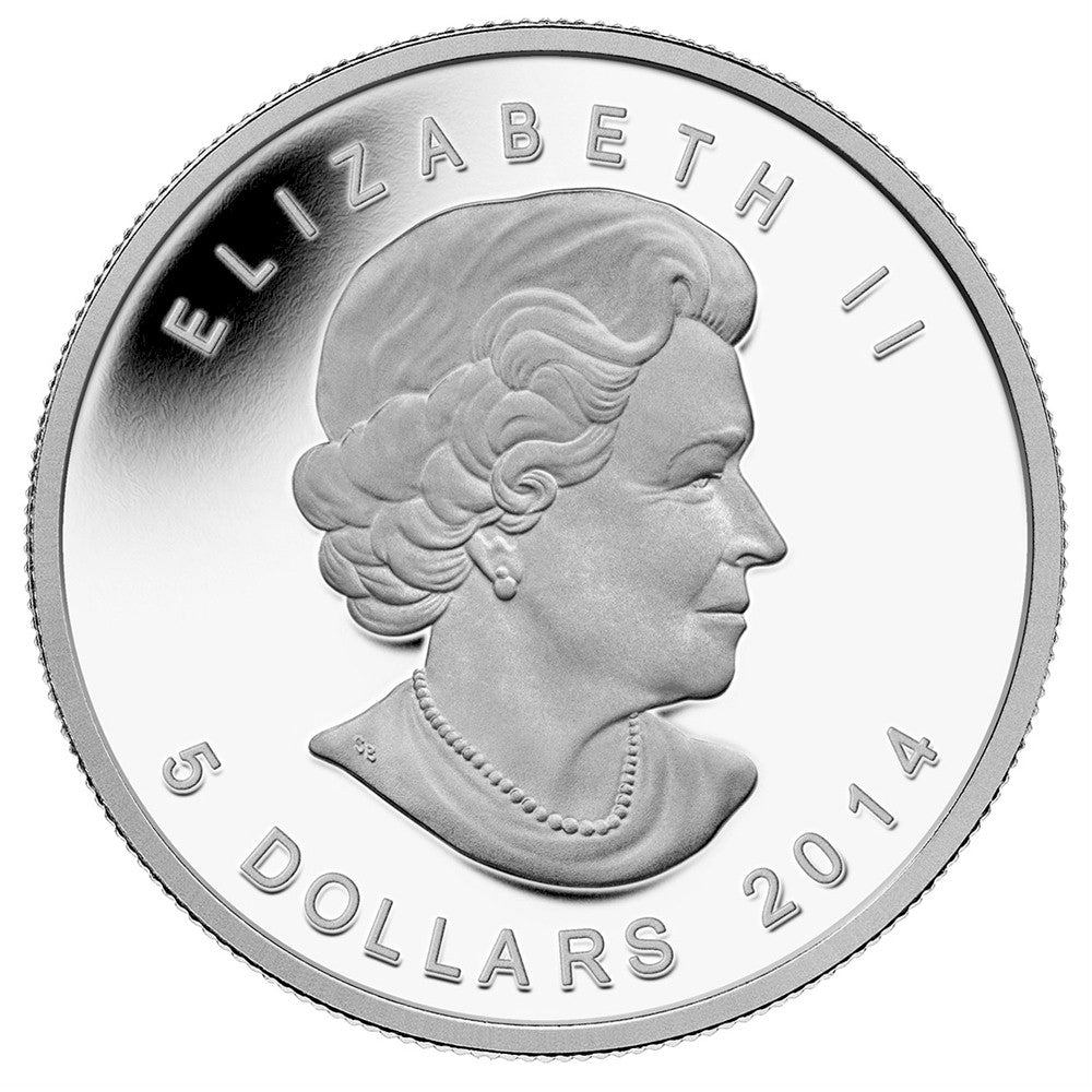 2014 Canada $5 Arctic Fox Fine Silver Coin (TAX Exempt)