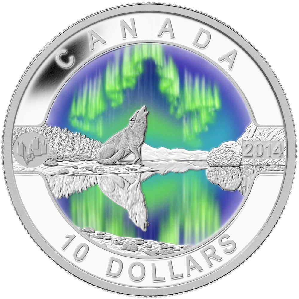 RDC 2014 O Canada $10 10-Coin Set with Deluxe Box (No Tax) Scratched Capsules