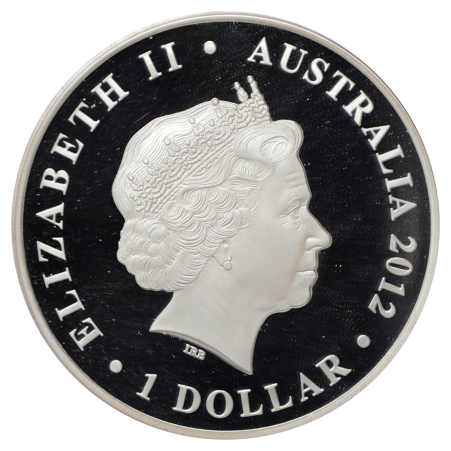 2012 Australia $1 Queen Elizabeth II Diamond Jubilee Silver (NO Tax)