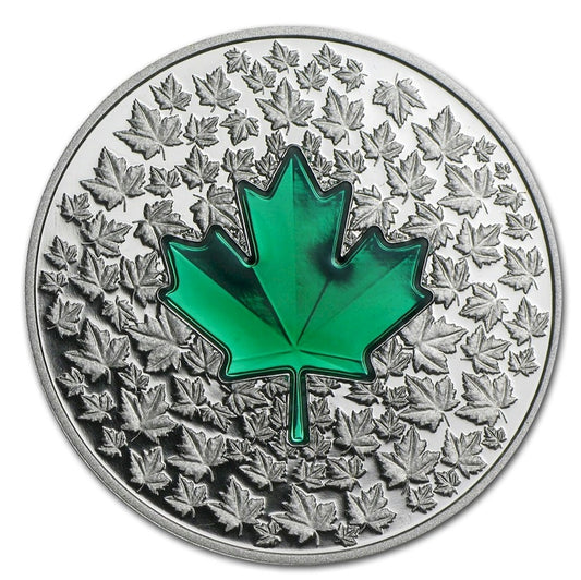 2014 Canada $20 Maple Leaf Impression (#2) Fine Silver (No Tax)