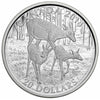 2014 $20 White-Tailed Deer - A Doe & Her Fawns (No Tax)