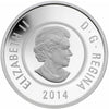 2014 Canada $5 Flowers in Canada - Rose Silver and Niobium (No Tax)