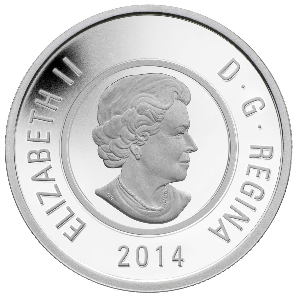 2014 $5 Flowers in Canada - Poinsettia Silver & Niobium Coin (No Tax)