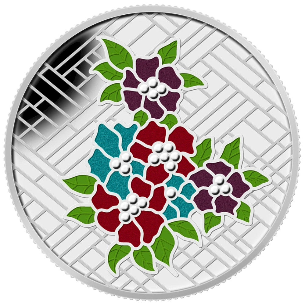 2014 Canada $20 Stained Glass: Craigdarroch Castle Silver (No Tax)