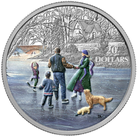 2015 Canada $20 Ice Dancer Fine Silver Coin (TAX Exempt)