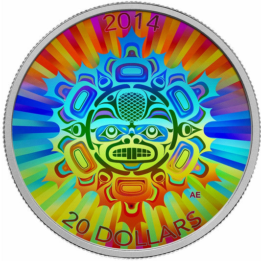 2014 Canada $20 Interconnections: Land - The Beaver Silver (No Tax)