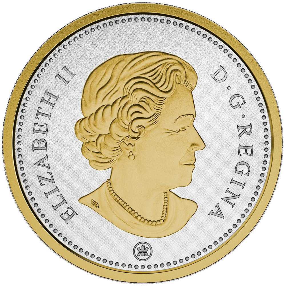 2015 Canada 5oz. 25-cent Big Coin Fine Silver (No Tax)