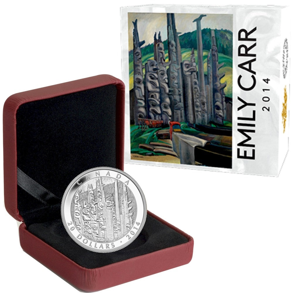 2014 Canada $20 Celebrating Emily Carr Fine Silver (TAX Exempt)