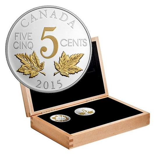 2015 Canada Legacy of the Nickel 6-Coin Set in Deluxe Box (No Tax)