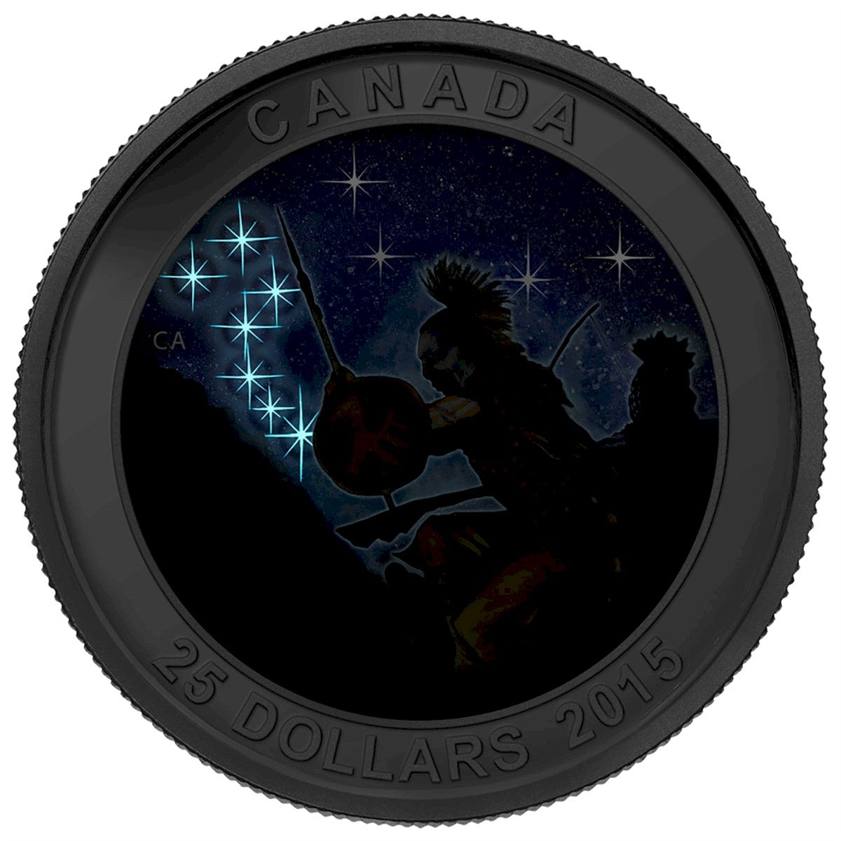 2015 Canada $25 Star Charts - The Wounded Bear Fine Silver (No Tax)