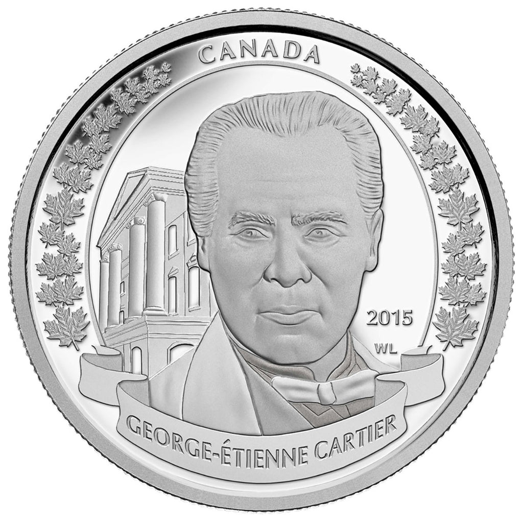 2015 Canada $20 George-Etienne Cartier Fine Silver (TAX Exempt)