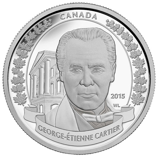 2015 Canada $20 George-Etienne Cartier Fine Silver (TAX Exempt)
