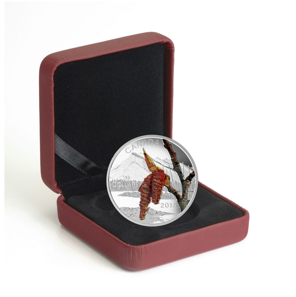 2015 $20 Forests of Canada - Boreal Balsam Poplar Fine Silver (No Tax)