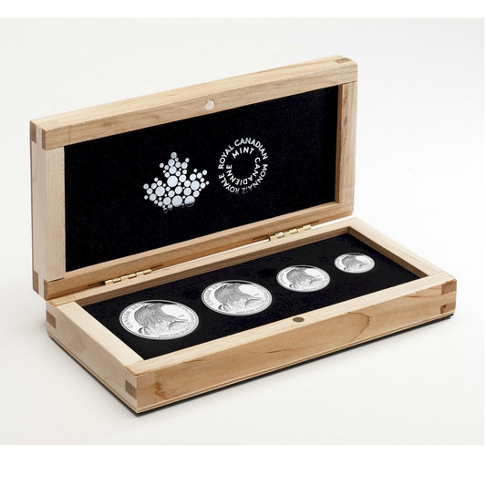 2015 Canada Bald Eagle Fractional Fine Silver 4-coin Set (No Tax)