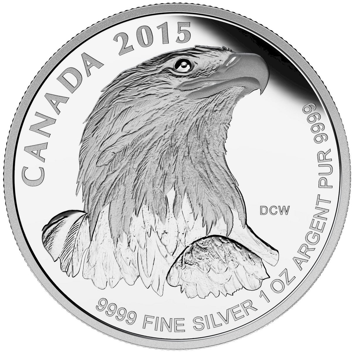 2015 Canada Bald Eagle Fractional Fine Silver 4-coin Set (No Tax)