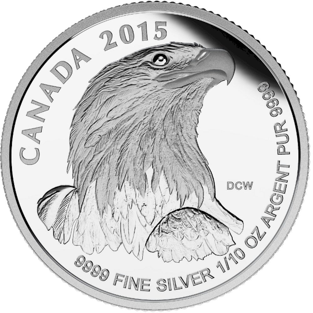 2015 Canada Bald Eagle Fractional Fine Silver 4-coin Set (No Tax)