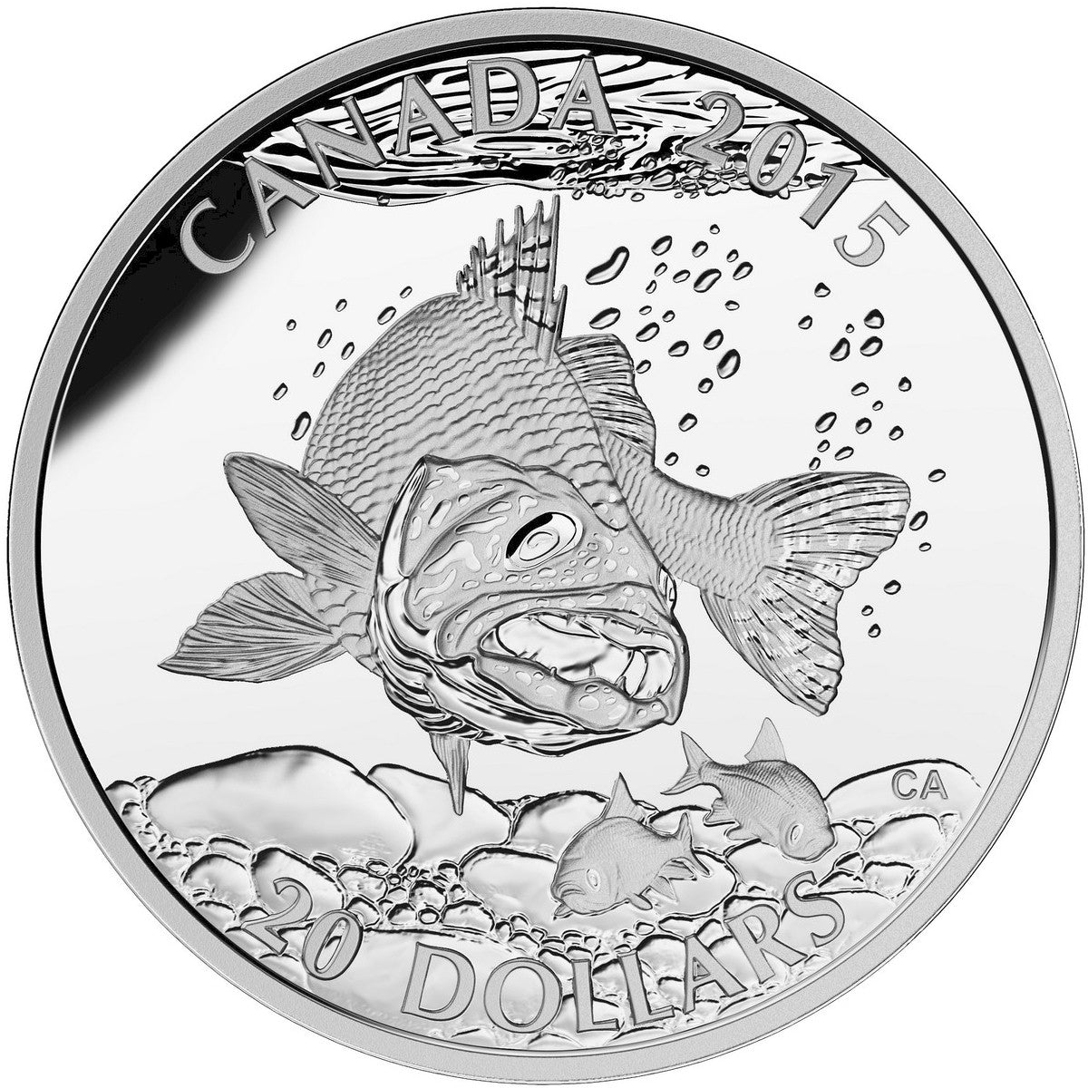 2015 Canada $20 North American Sportfish - Walleye (No Tax)