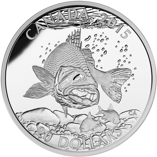 2015 Canada $20 North American Sportfish - Walleye (No Tax)