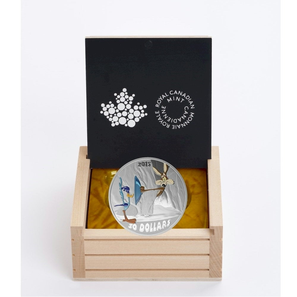 2015 Canada $30 Looney Tunes - Fast and Furryous 2oz. Fine Silver (No Tax)