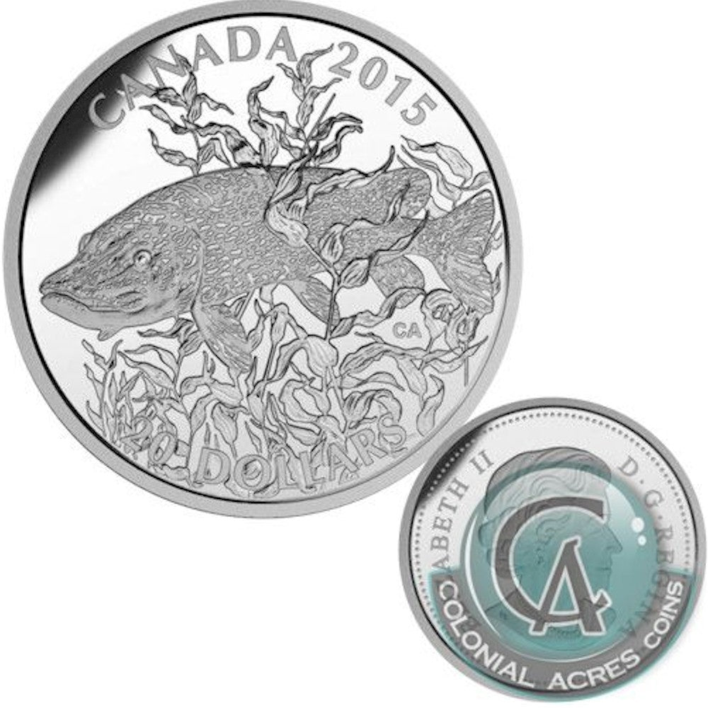 2015 Canada $20 Full American Sportfish 4-Coin Set & Deluxe Case (No Tax)