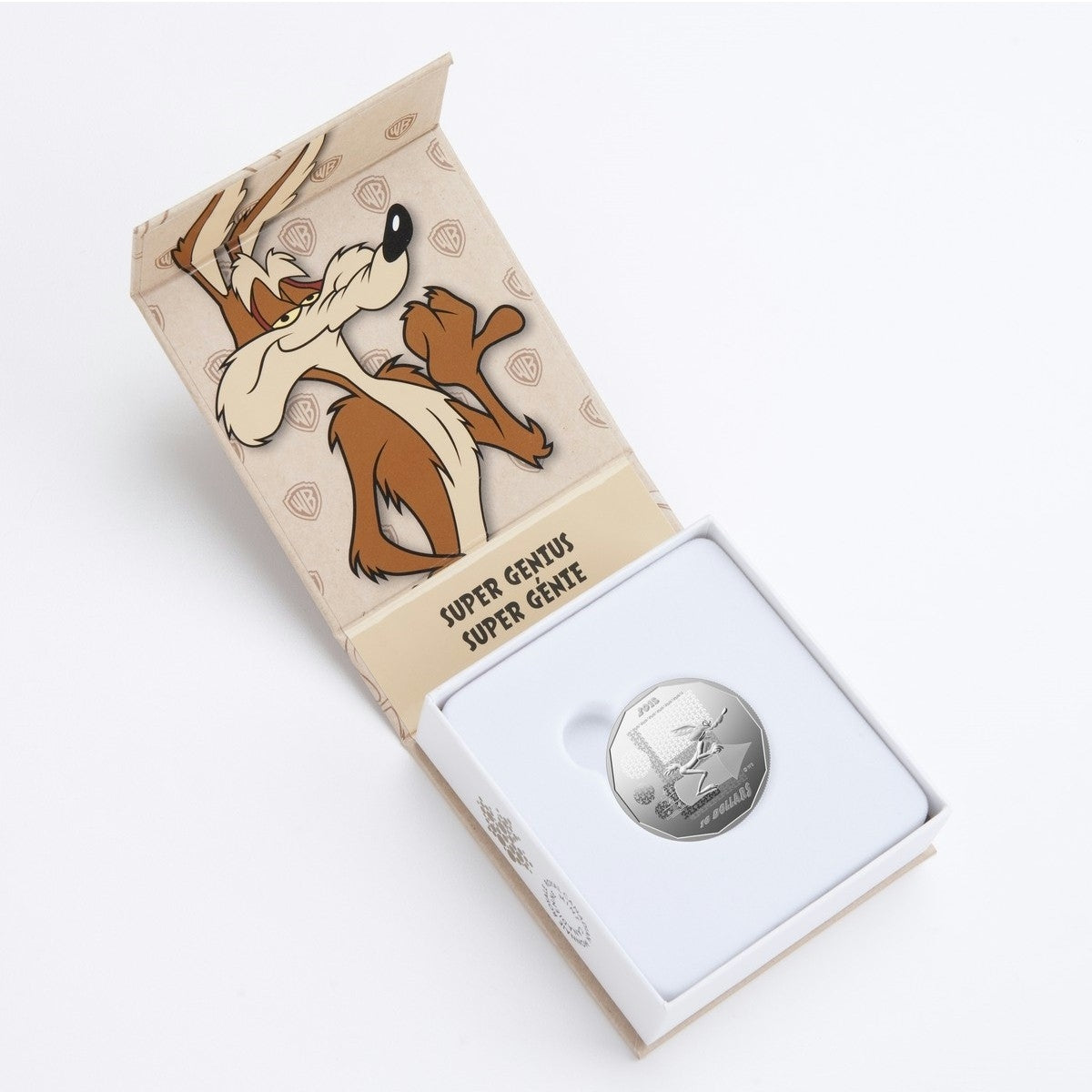 2015 Canada $10 Looney Tunes Wile E. Coyote - Super Genius (No Tax)