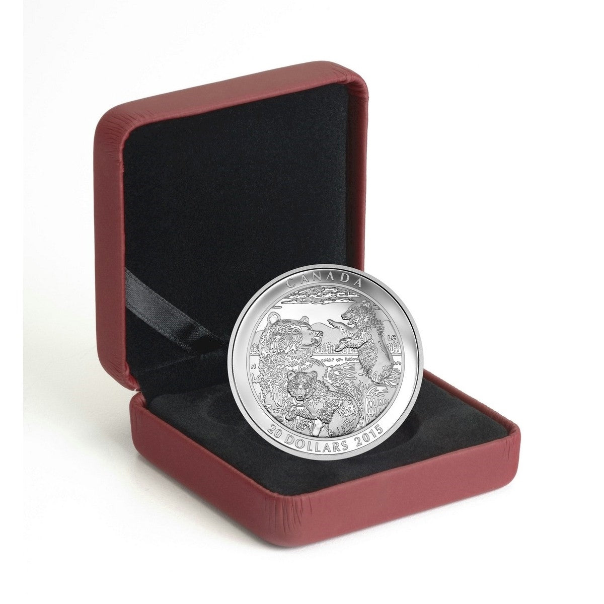 2015 Canada $20 Grizzly Bear - Family Fine Silver (TAX Exempt)