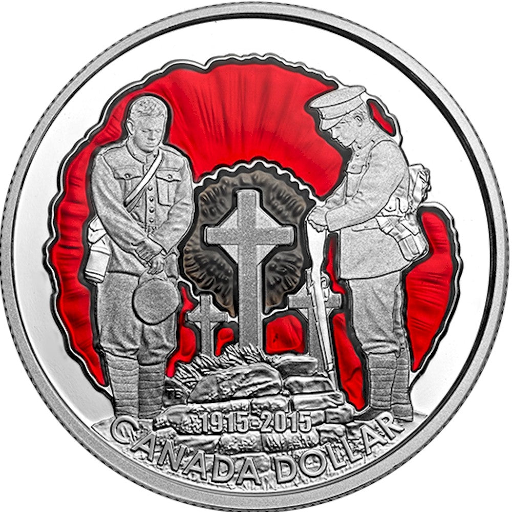 2015 Canada $1 100th Ann. In Flanders Fields Limited Edition (No Tax)