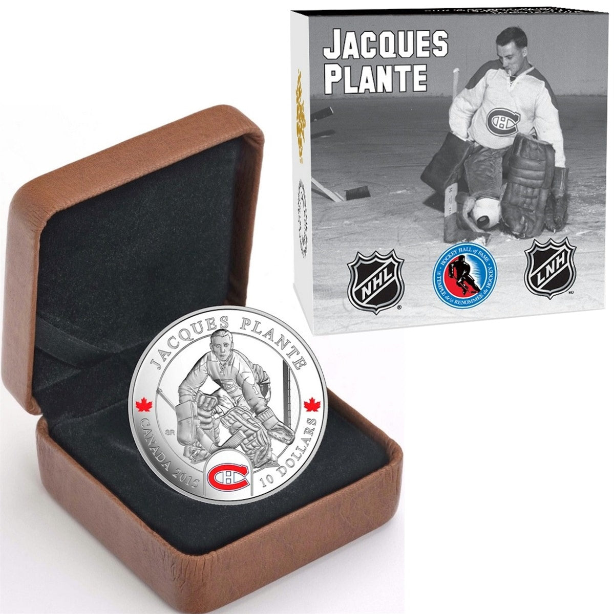 2015 Canada $10 Goalies: Jacques Plante Fine Silver (No Tax)