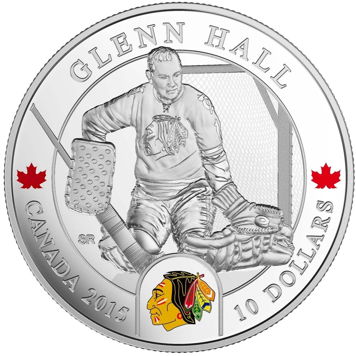 2015 Canada $10 Goalies - Glenn Hall Fine Silver Coin (TAX Exempt)