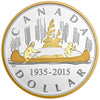 2015 Canada $1 The Voyageur Renewed Silver Dollar Fine Silver (No Tax)