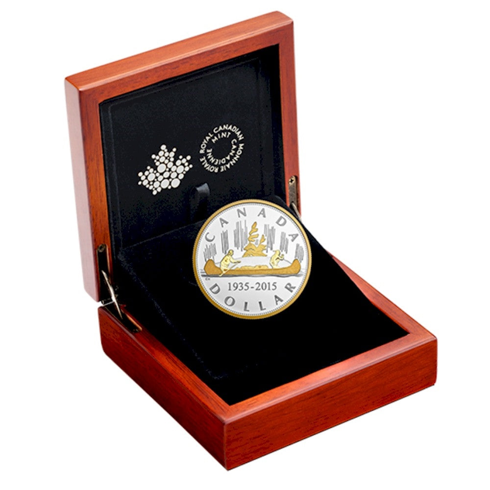 2015 Canada $1 The Voyageur Renewed Silver Dollar Fine Silver (No Tax)