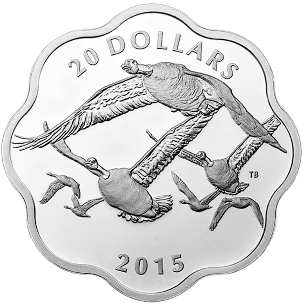 2015 $20 Canada Goose - Master of the Sky Fine Silver (No Tax)