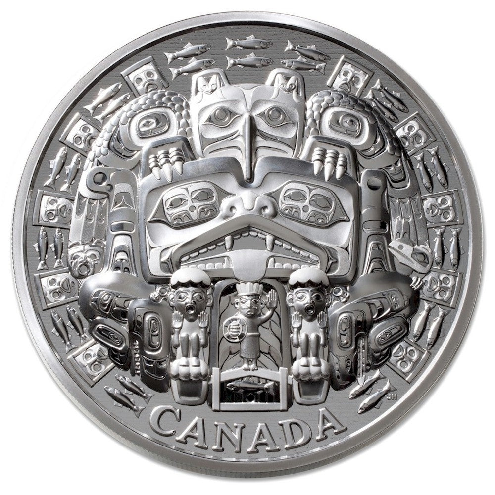 2015 Canada $500 The Dance Screen (The Scream Too) 5kg Silver (No Tax)