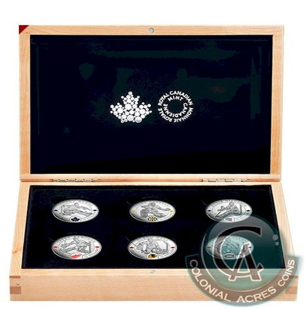 2015 Canada $10 NHL Goalies 6-coin Set in Display Box (No Tax)
