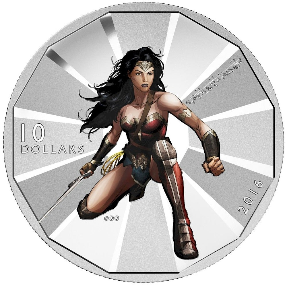 2016 Canada $10 Batman VS Superman - Wonder Woman (TAX Exempt