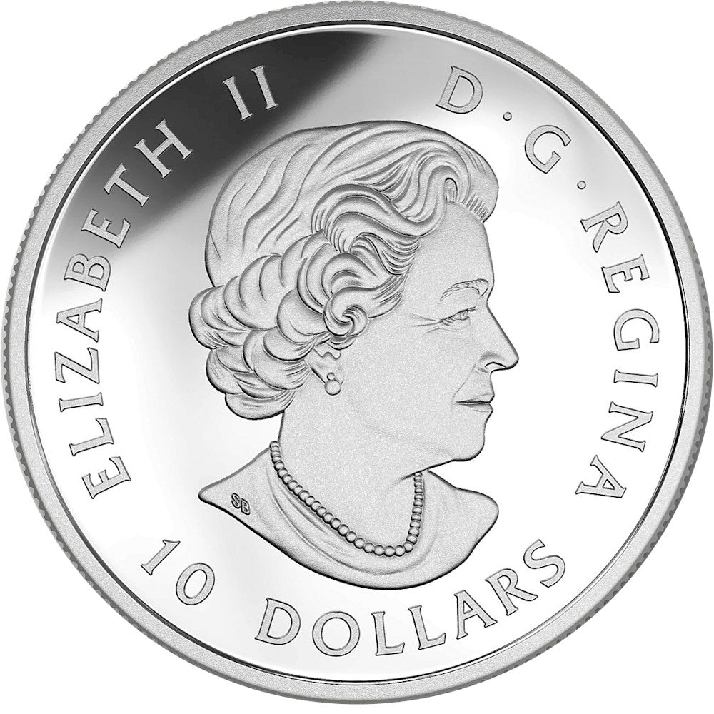 2016 Canada $10 Reflections of Wildlife - Arctic Fox Silver (No Tax)