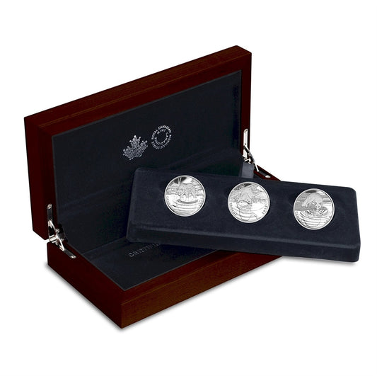 2016 Canada $10 Reflections of Wildlife 3-coin Set in Deluxe Case (No Tax)