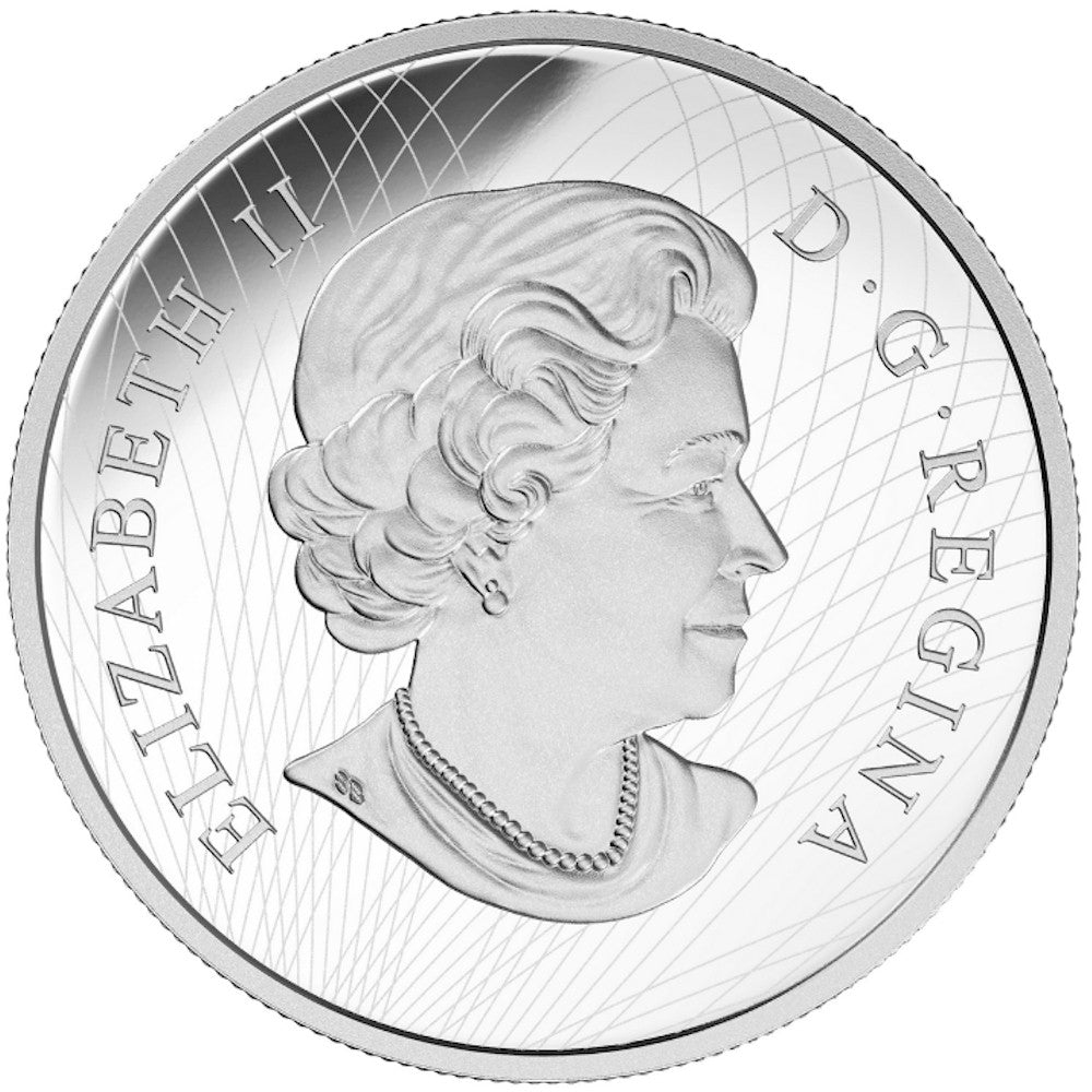 2016 Canada $50 Autumn Radiance with Murano Maple Leaf 5oz. Silver