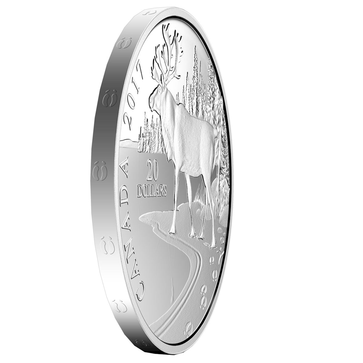 2017 Canada $20 Nature's Impressions - Woodland Caribou (No Tax)