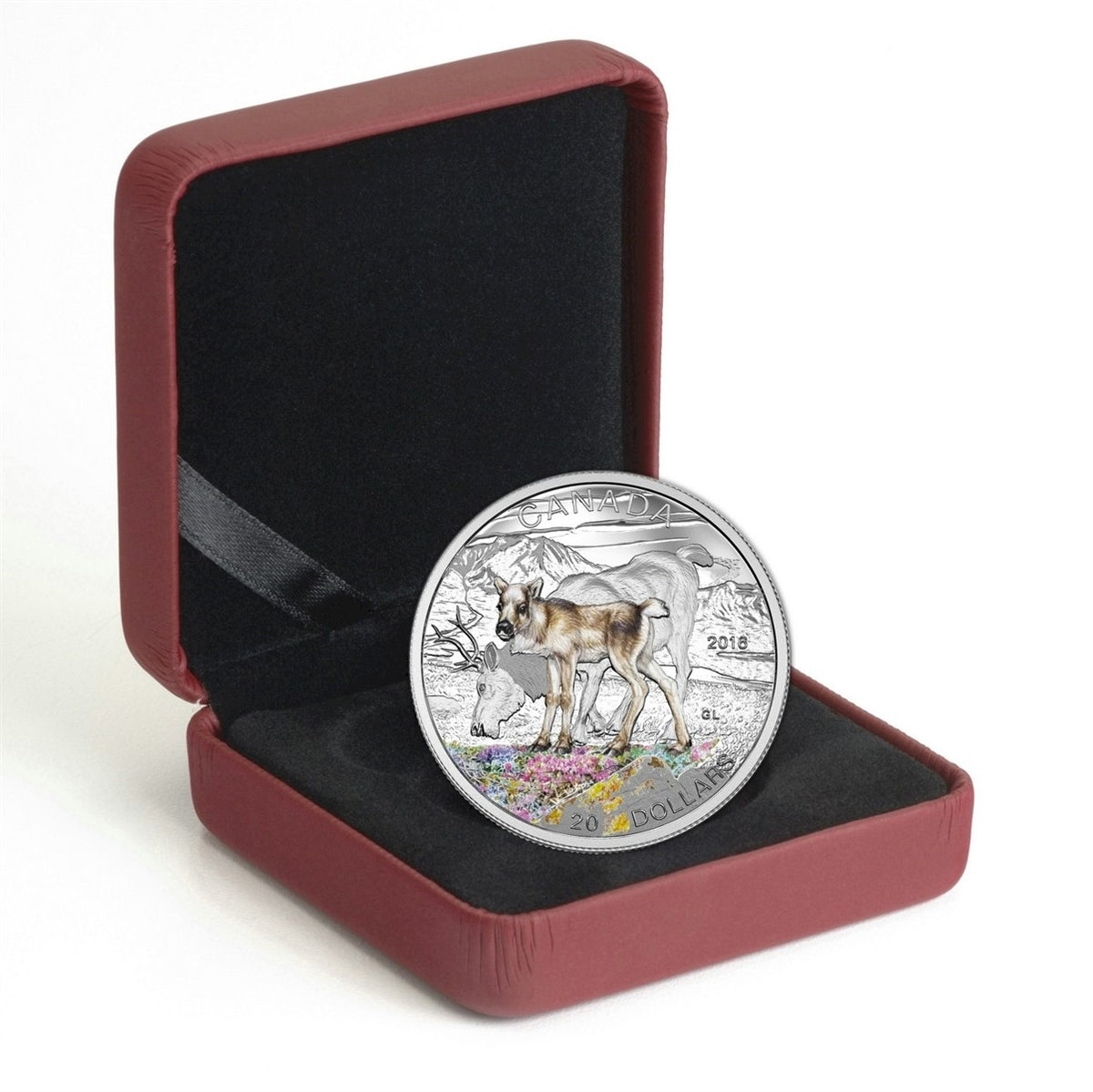 2016 Canada $20 Baby Animals - Caribou Fine Silver (TAX Exempt) 152415
