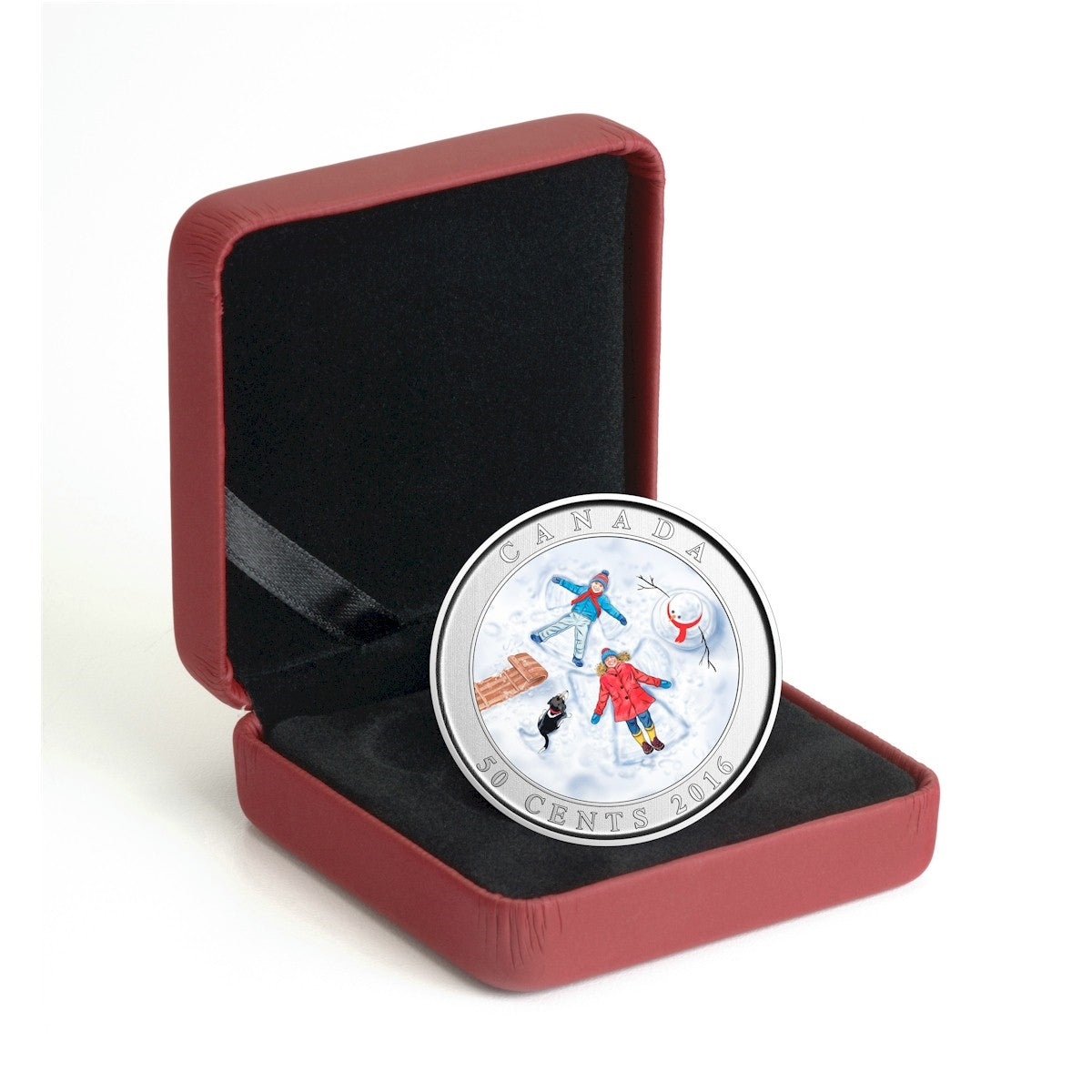 2016 Canada 50-cent Snow Angels Lenticular Coin